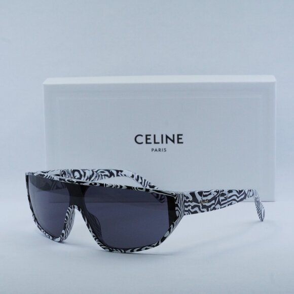Final Price! Celine CL40195I 04A Zebra/Smoke Sunglasses